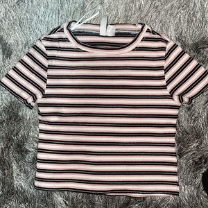 H&M WOMMENS CROP TIGHT SHIRT